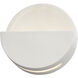 Ambiance LED 8 inch Terra Cotta ADA Wall Sconce Wall Light, Open Top Fixture, Dome