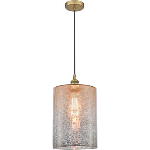Edison Cobbleskill 1 Light 9 inch Brushed Brass Mini Pendant Ceiling Light