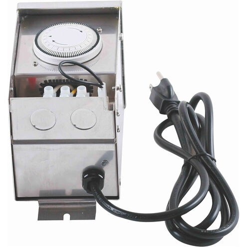 Signature 120V 75 watt Stainless Steel Landscape Transformer, 12V-15V Multi-Tap Outputs 