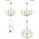 Eleanor 14 Light 32 inch Aged Brass Chandelier Ceiling Light
