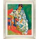 Figurative Collection Modern Silver Leaf Wood Framed Art