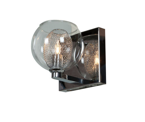 Aeria LED 5 inch Chrome Vanity Light Wall Light