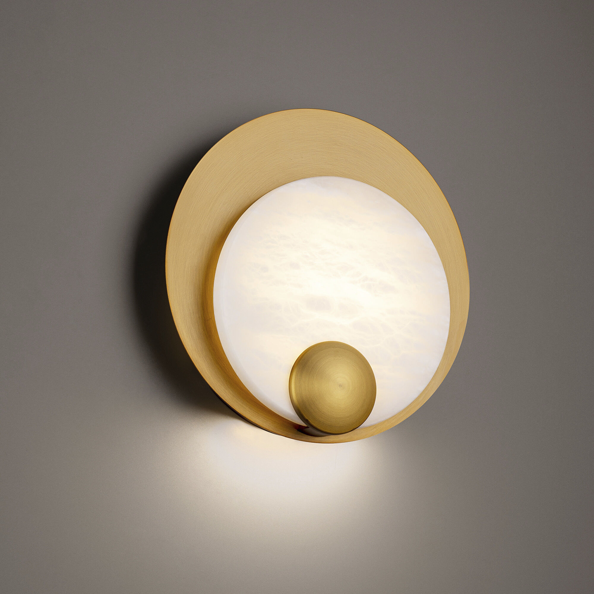 Rowlings Wall Sconce Wall Light in Aged Brass