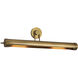 Wynwood 4 watt 32 inch Vintage Brass Picture Light Wall Light