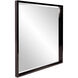 Isa 40 X 40 inch Glossy Black Wall Mirror 