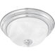 Harmony 3 Light 16 inch Brushed Nickel Flush Mount Ceiling Light