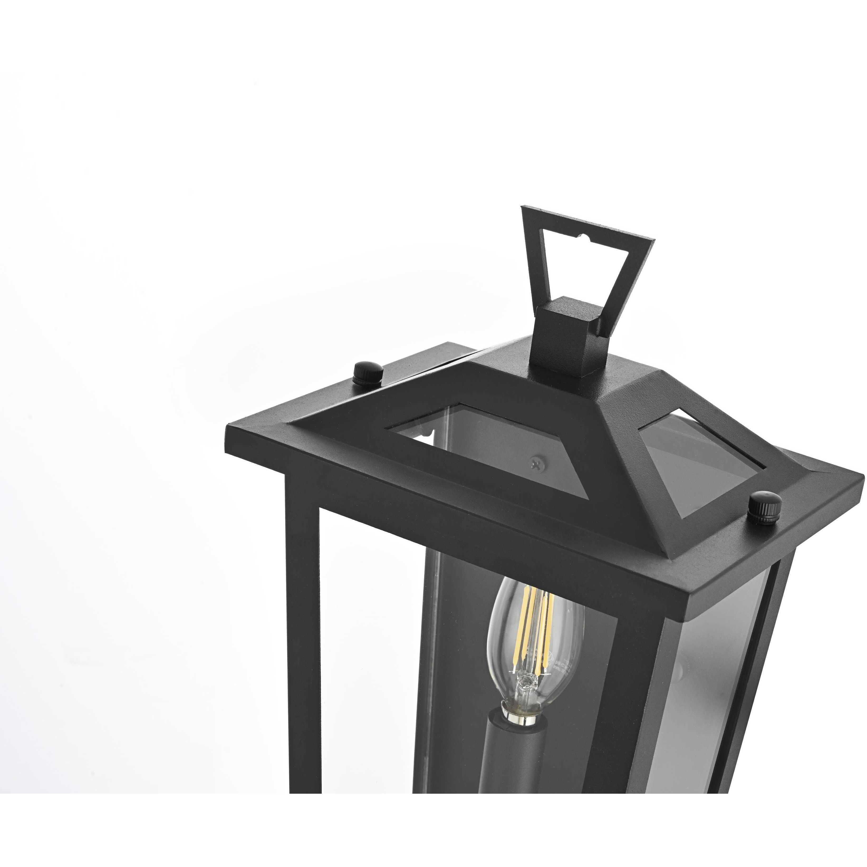 Richmond 1 Light 12 inch Black Outdoor Wall Sconce