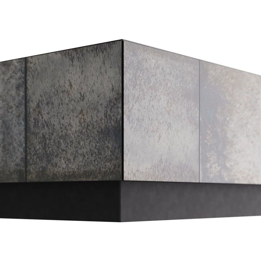 Antonia 40 X 13.5 inch Antiqued Mirror Cocktail Table