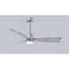 Atlas Alessandra-LK 42 inch Brushed Nickel with Barn Wood Blades Indoor/Outdoor Ceiling Fan