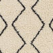 Beni Shag 84 X 63 inch Black Rug in 5 x 8, Rectangle