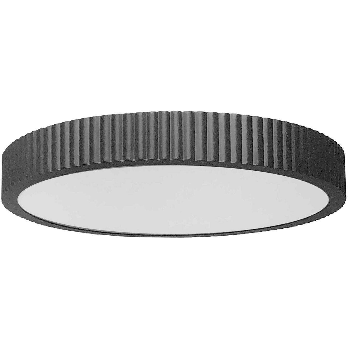 Nabisco LED 18 inch Matte Black Flush Mount Ceiling Light