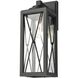 County Fair 1 Light 16.25 inch Black Outdoor Sconce