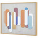 Layered Shapes Multicolor Mirror Art