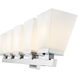 Astor 5 Light 36 inch Chrome Vanity Wall Light