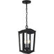 Houghton Hall 3 Light 9 inch Sand Coal Outdoor Chain Hung Lantern, Great Outdoors