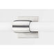 Hogan 2 Light 4.5 inch Burnished Nickel Wall Sconce Wall Light