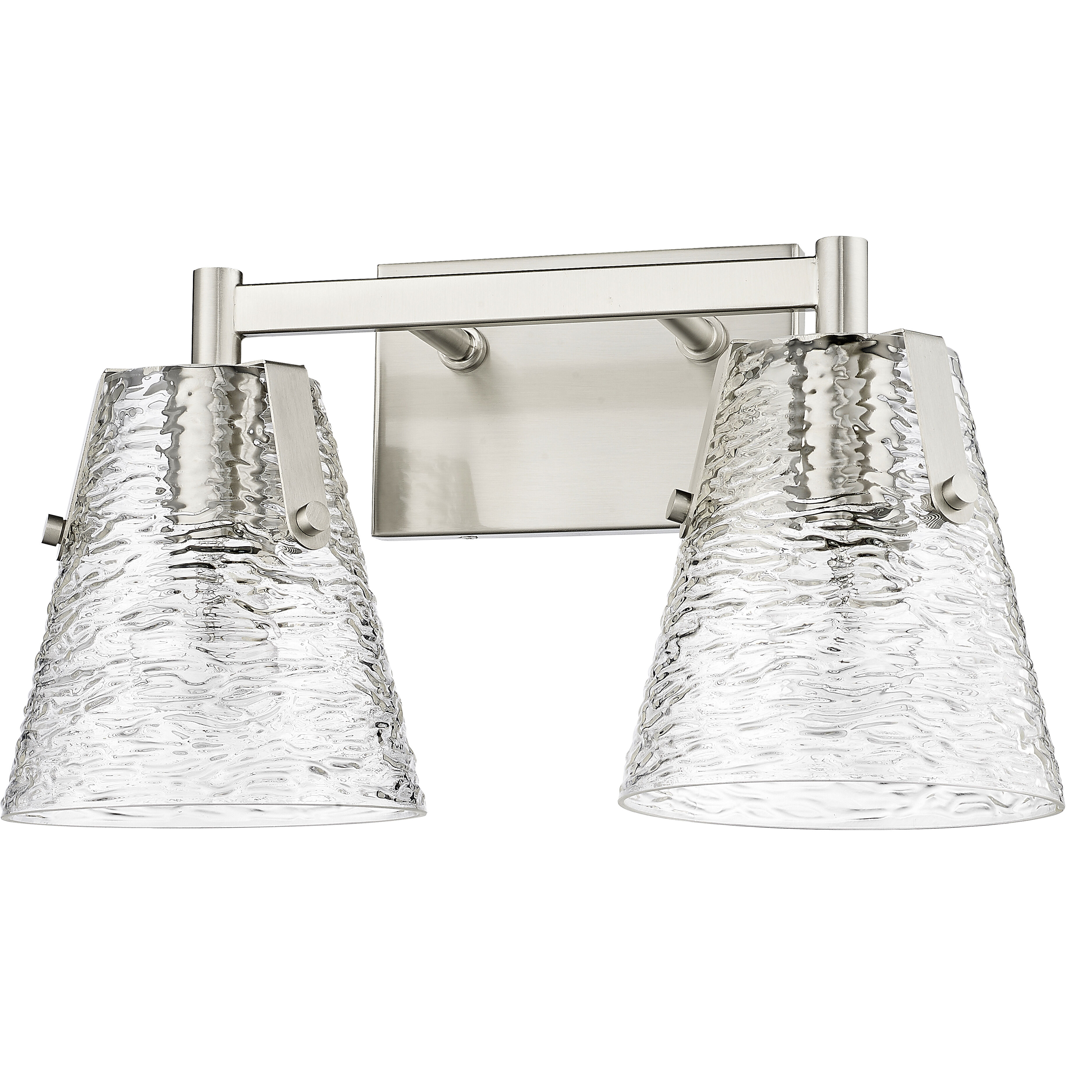 Analia 2 Light 16.5 inch Brushed Nickel Vanity Wall Light