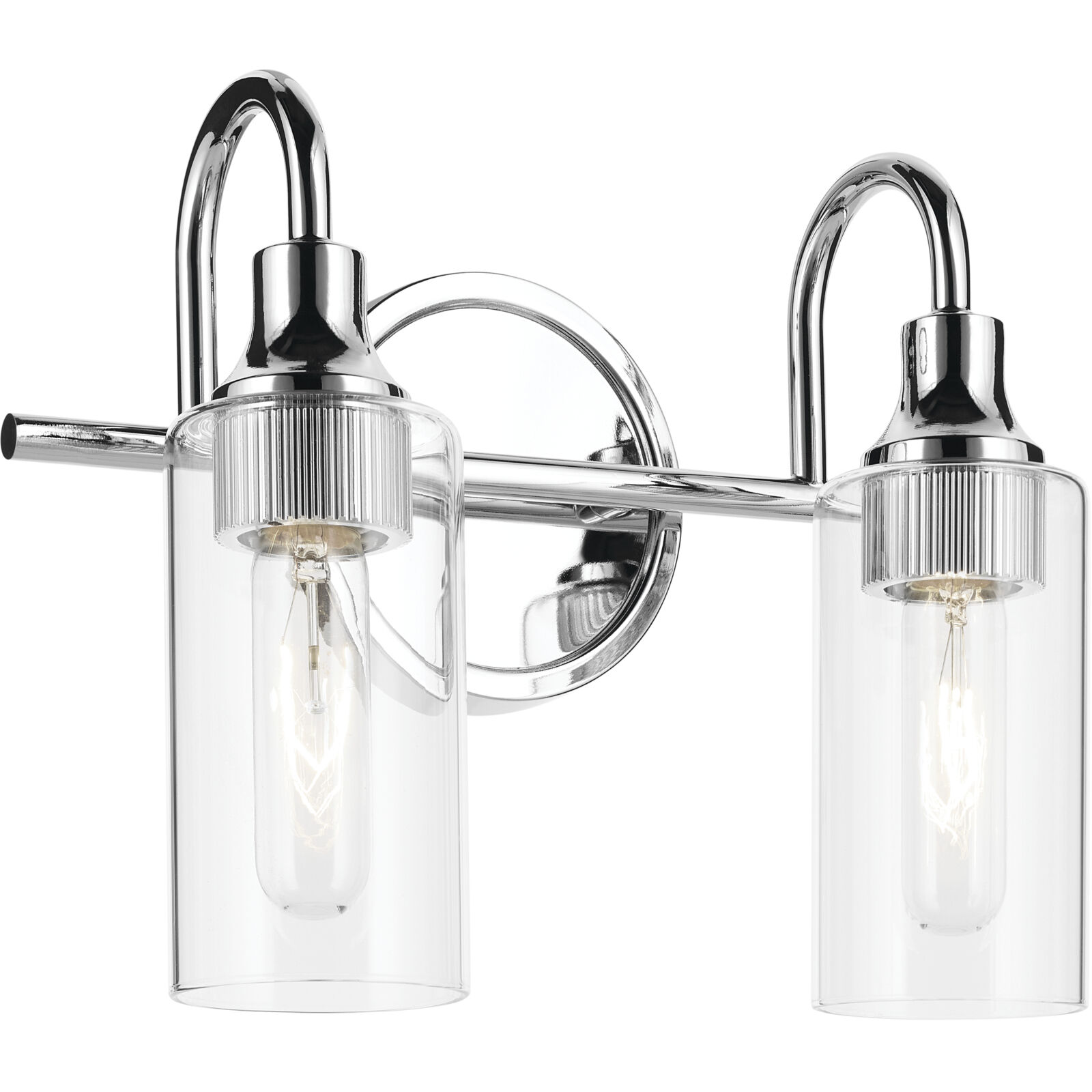 Kavi 2 Light 12.5 inch Chrome Vanity Light Wall Light