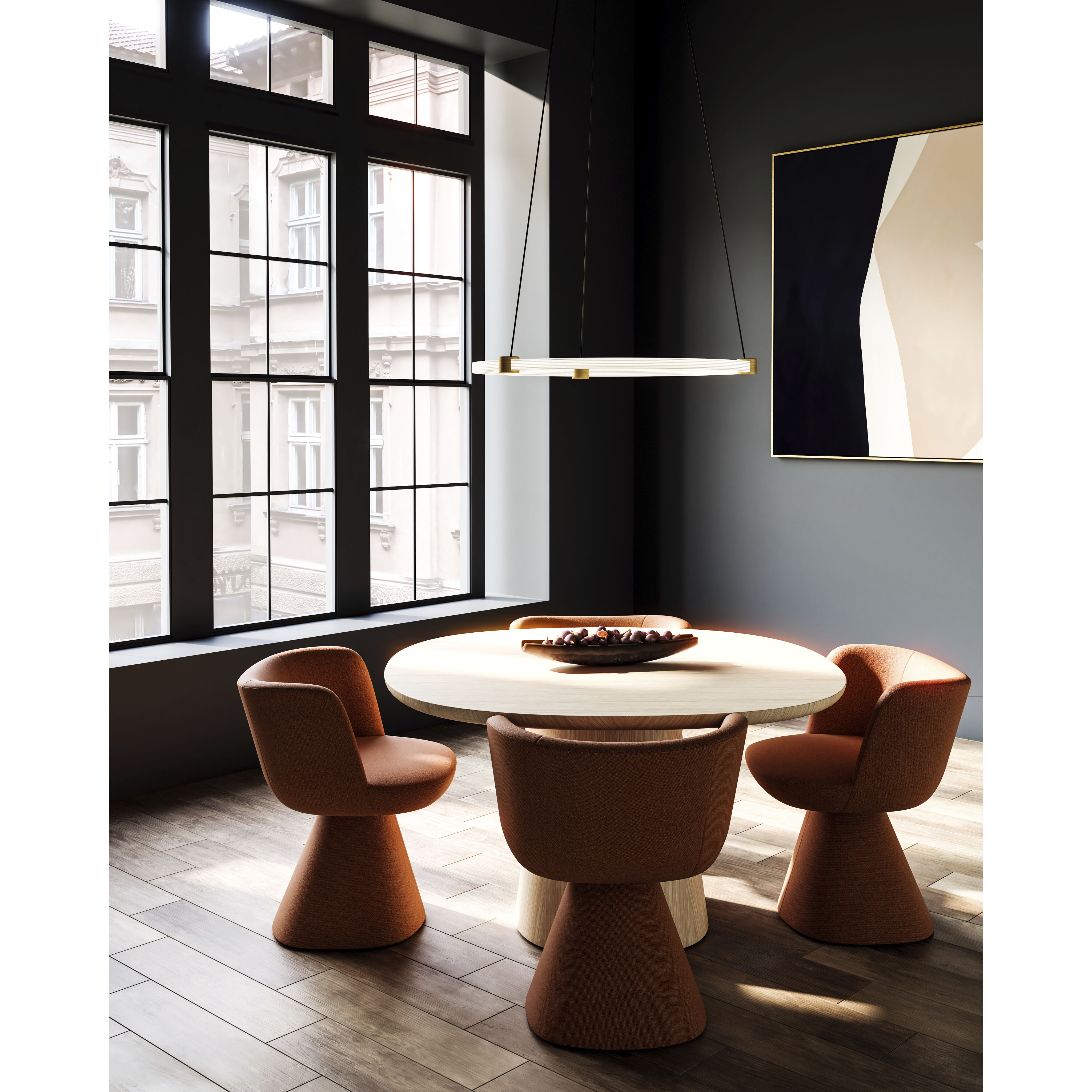 Bruni Pendant Ceiling Light in Brushed Gold