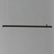 Continuum LED 47 inch Black Linear Pendant Ceiling Light