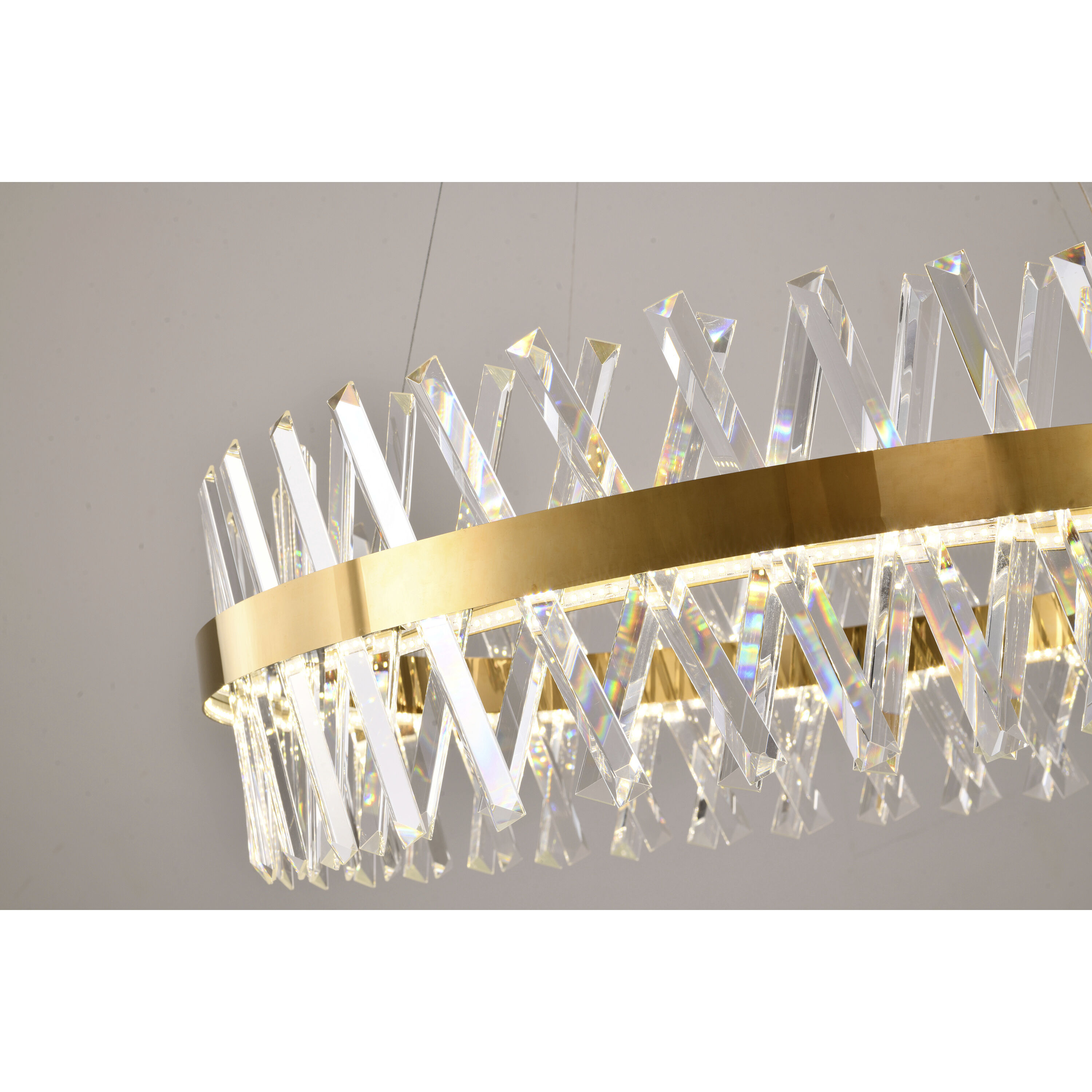 Canada LED 32 inch Gold Chandelier Ceiling Light