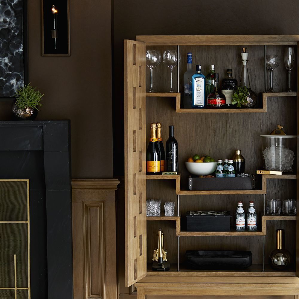Salotto Golden Cocktail Cabinet