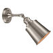 Franklin Restoration Addison 1 Light 5 inch Brushed Satin Nickel Sconce Wall Light, Franklin Restoration