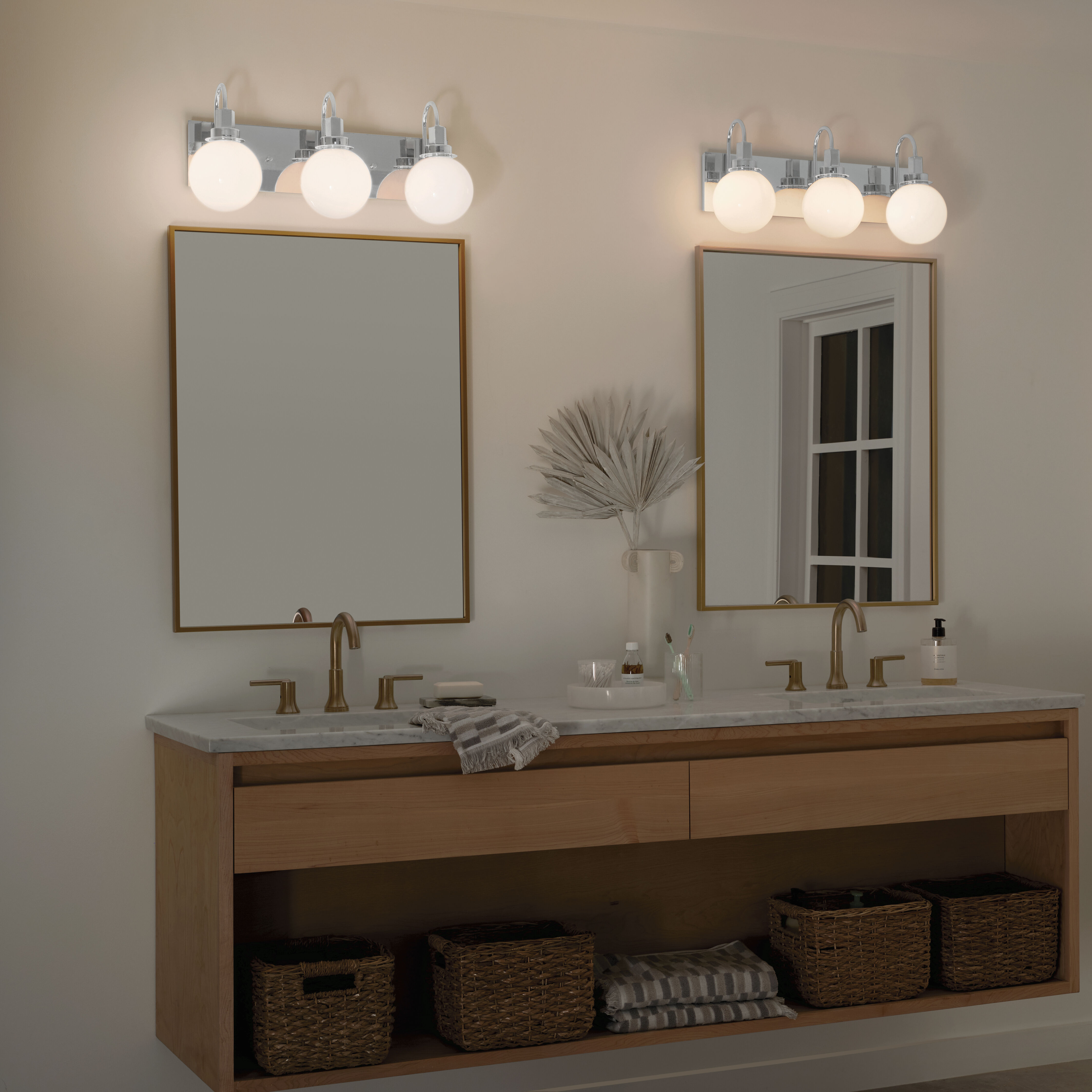Chrome vanity lights sale