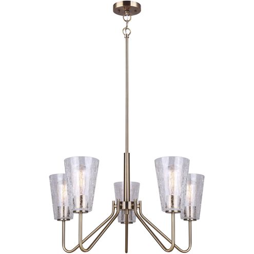 Everly 5 Light 25 inch Gold Chandelier Ceiling Light