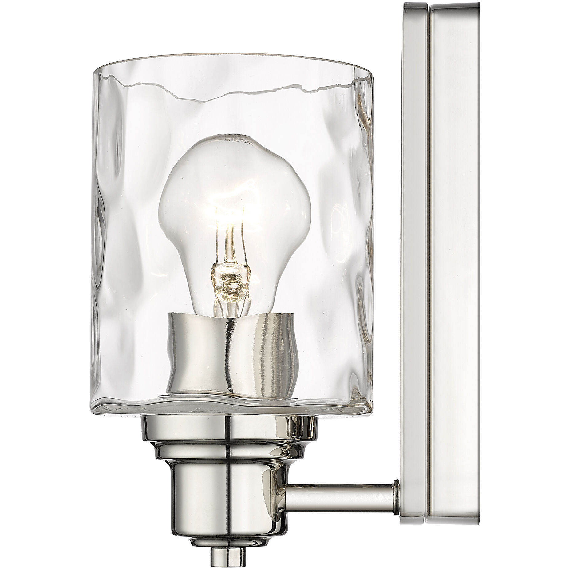 Lumley 1 Light 5 inch Polished Nickel Vanity Light Wall Light