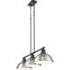 Yep Duncan Island Light Ceiling Light in Matte Black, Pewter