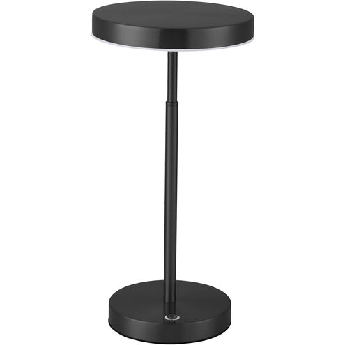 Francine 15.75 inch 10.00 watt Sandy Black Decorative Table Lamp Portable Light in Satin Black