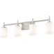 Cadoc 4 Light 31.5 inch Brushed Nickel Bath Vanity Light Wall Light