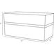 Yanis 12 inch Ivory & Black Box