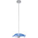 Embark 1 Light 12 inch Silver Pendant Ceiling Light