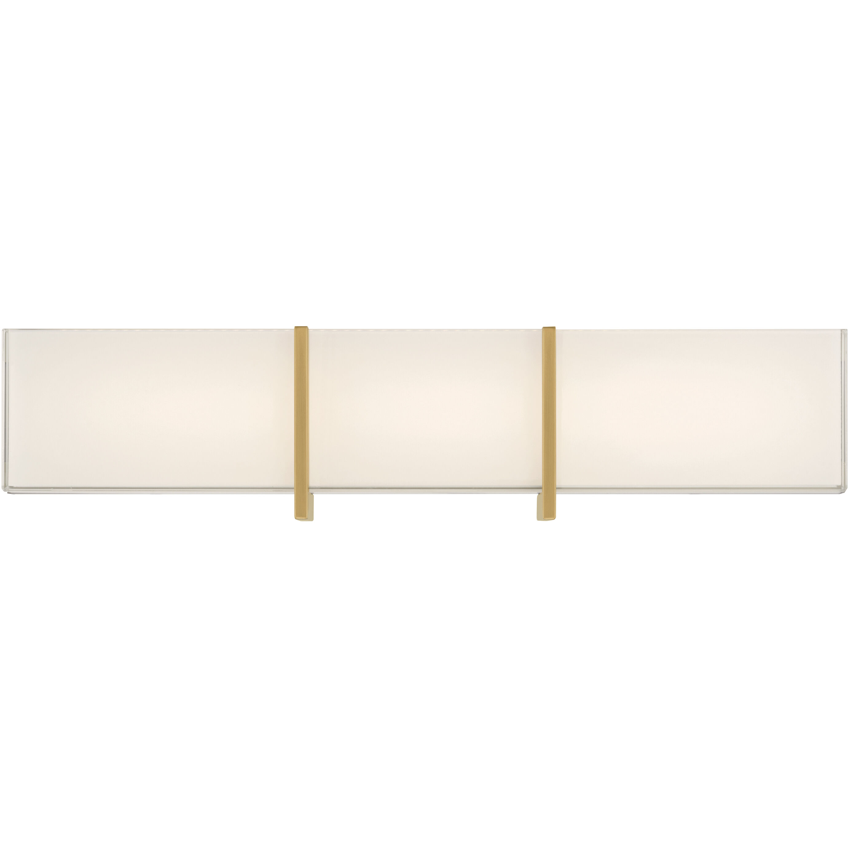 High Rise LED 24.25 inch Legacy Brass Bath Bar Wall Light