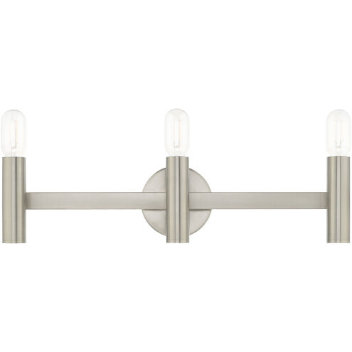Copenhagen 3 Light 24 inch Brushed Nickel ADA Bath Vanity Wall Light