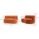 Yoon Red Chaise, Right