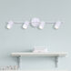 Rexton 4 Light White Track Lighting Ceiling Light
