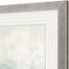 Abstract Collection Elegant Contemporary In Brushed Silver With Black Lip Framed Art