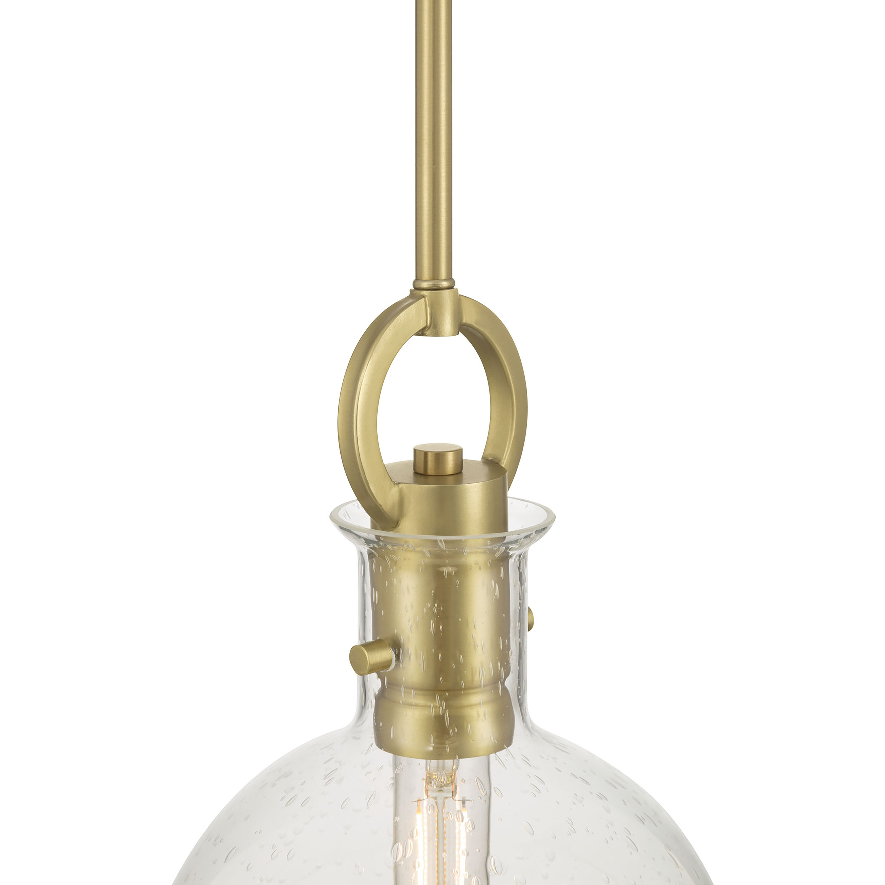 Glanora 1 Light 8 inch Vintage Brass Mini Pendant Ceiling Light