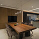 Counterpoint LED 64 inch Satin Black Pendant Ceiling Light
