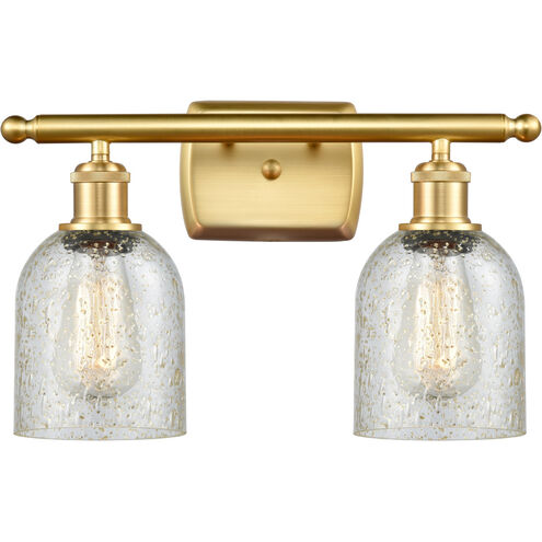 Ballston Caledonia LED 16 inch Satin Gold Bath Vanity Light Wall Light in Mica Glass, Ballston
