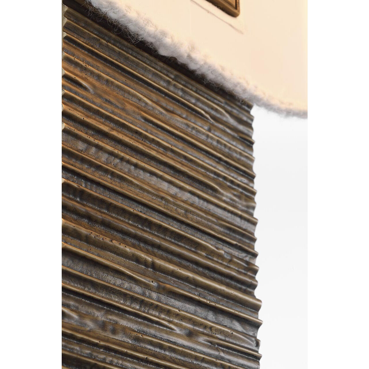 Anne-Marie Barton Fumar 54.75 inch 8.00 watt Ridged Tombac Statement Floor Lamp Portable Light