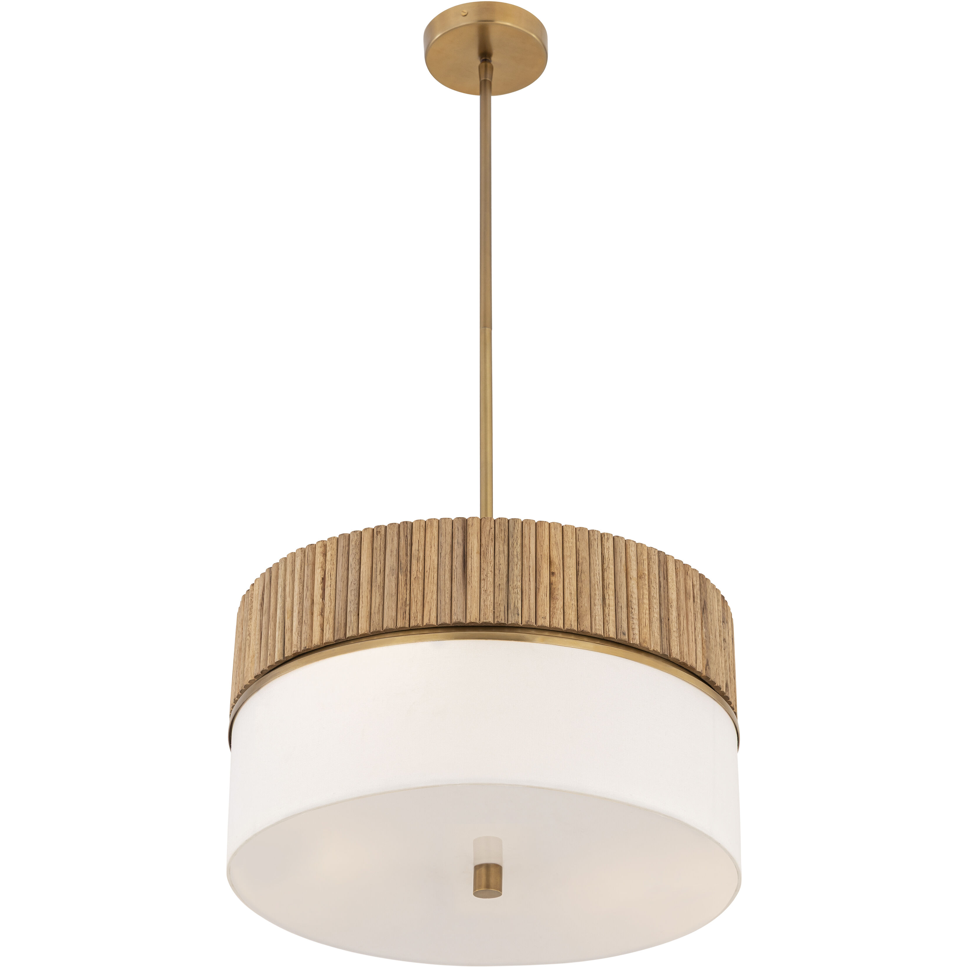 Nebri 2 Light 18 inch Legacy Brass Pendant Ceiling Light
