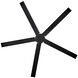 Vento 60 inch Matte Black Smart Fan