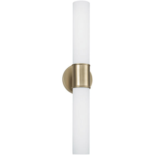 Parson 2 Light 25.25 inch Matte Brass Sconce Wall Light