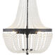 Rylee 3 Light 14 inch Matte Black Mini Chandelier Ceiling Light