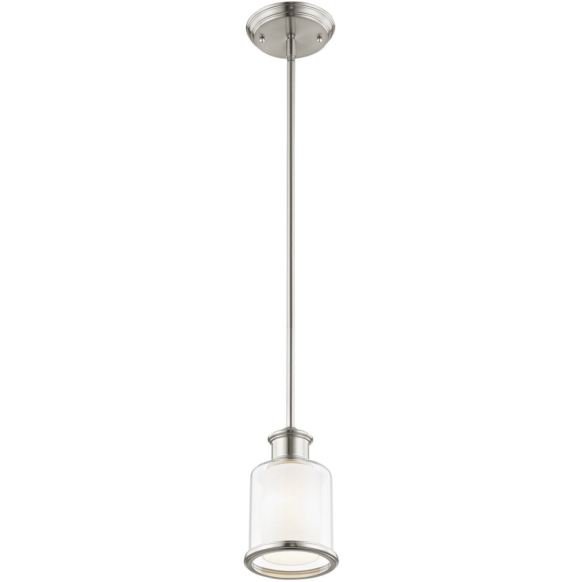 Middlebush 1 Light 6 inch Brushed Nickel Mini Pendant Ceiling Light