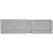 Original Glacier Avenue LED 18 inch Polished Nickel Vanity Bath Bar Wall Light